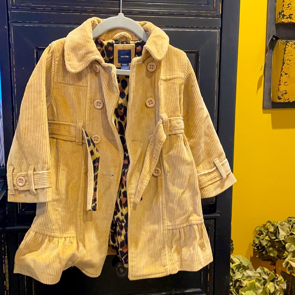 Baby Gap Girls Corduroy trench jacket